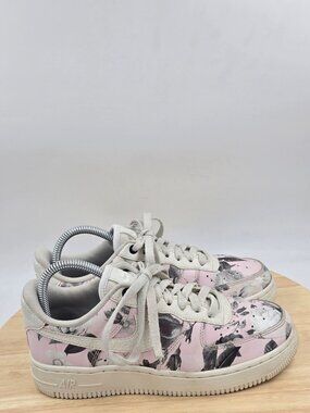 Nike Womens Air Force 1 Low Floral Rose Shoes Casual AO1017-102 sz 7